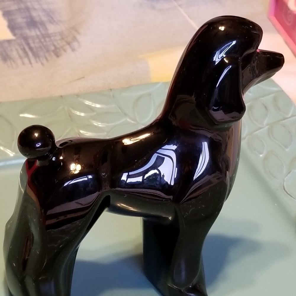 Baccarat , Poodle Black-Dog. - no box